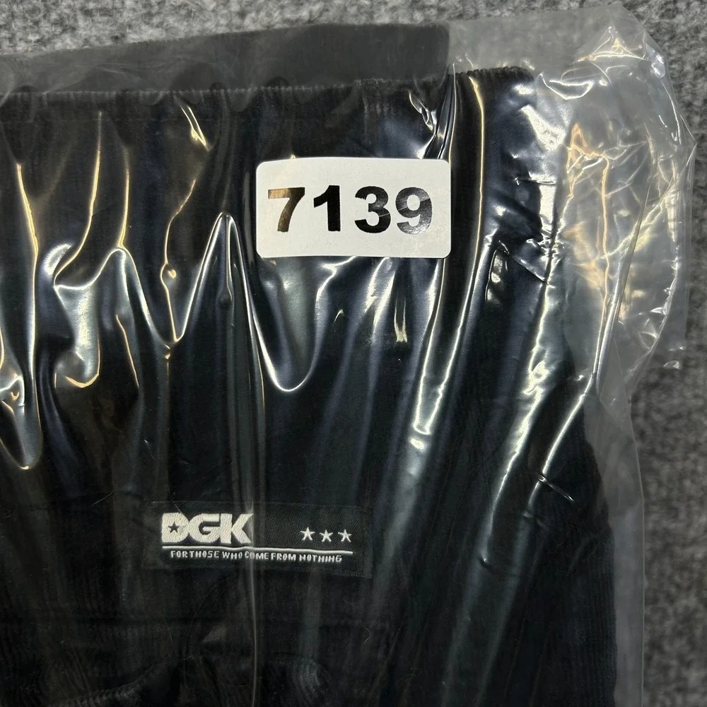 DGK Cargo Shorts Men's Black Corduroy Stretch Pockets Utility Y2K Workwear - 34
